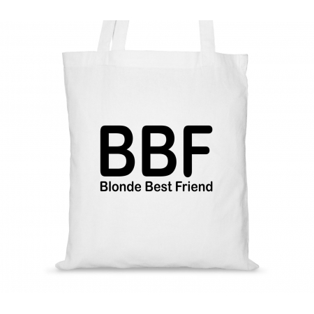 Torba bawełniana dla przyjaciółki, przyjaciółek BBF Blonde Best Friend